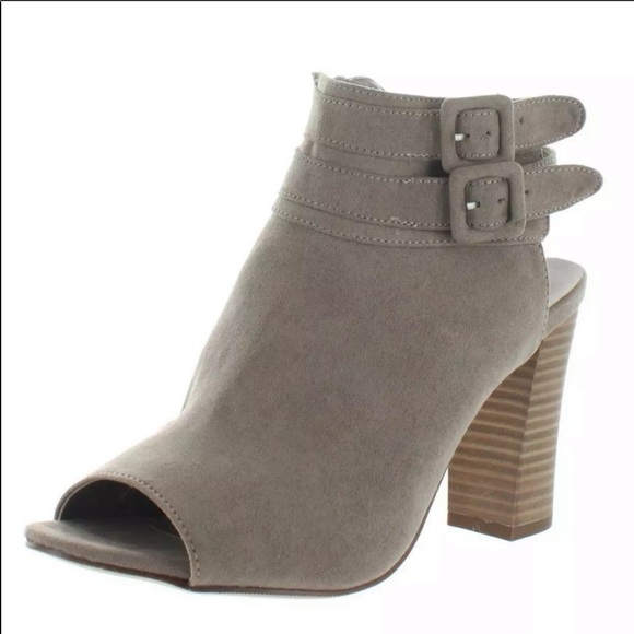 Madden Girl Shoes - 🔥MADDEN GIRL🔥Banquet Faux Suede Dark Taupe Booties 10 NEW In Box
